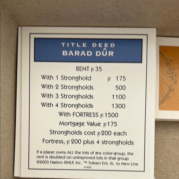 Lord of the Rings Trilogy Edition Board Game - Picture 5 of 10